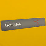 Der Rücken des Großdruck-Gotteslobs